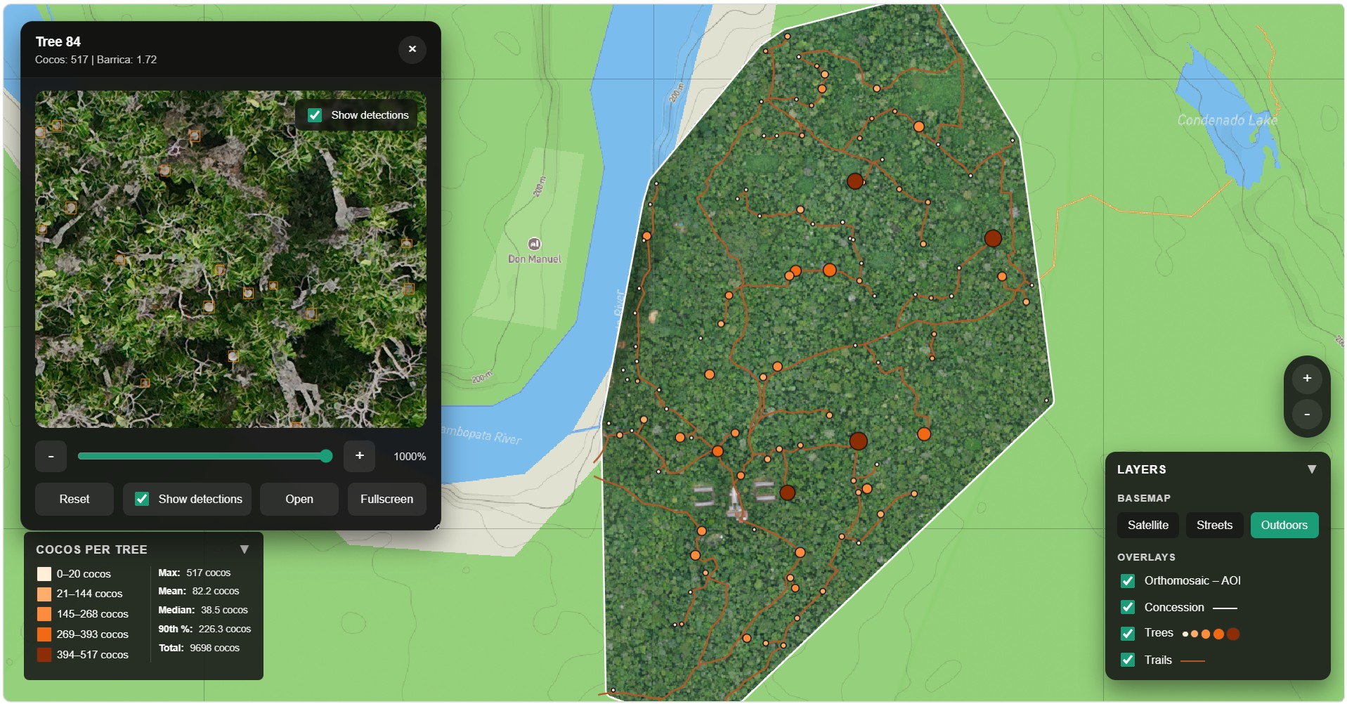 Offline interactive map